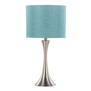 Lenuxe - Contemporary Semi Gloss Table Lamp (Set of 2) by Couch.com