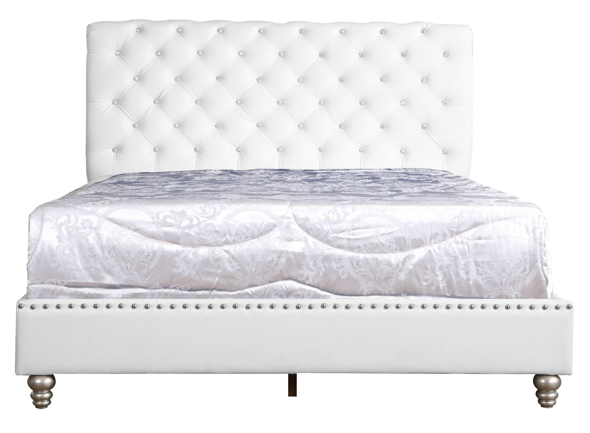 Elegant Transitional Upholstered Bed by Couch.com