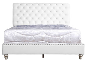 Elegant Transitional Upholstered Bed by Couch.com