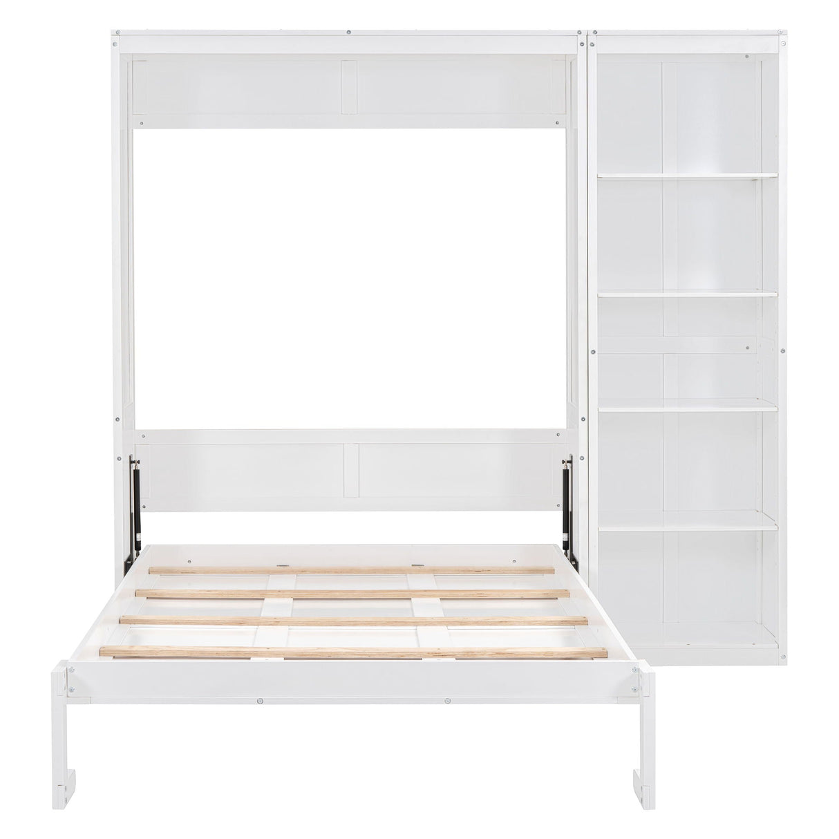 Murphy Wall Bed With Shelves by Couch.com