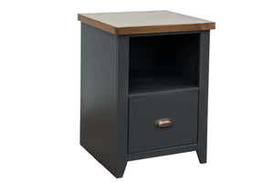 Essex - Drawer File - Black, Whiskey by Couch.com