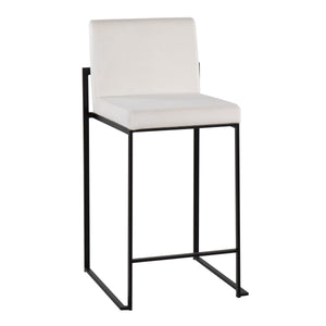 Fuji - Contemporary Modern Elegance, High Back Counter Stool by Couch.com