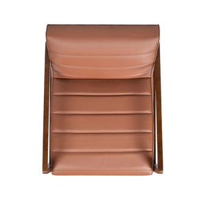 Couch.com Kenneth Modern Transitional Lounge Accent Chair Brown, Durable Design, Modern Style, Leather Construction, Light Brown Finish by Couch.com