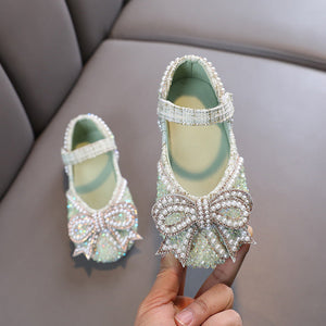 Bow Baby Princess Children's Single-layer Shoes