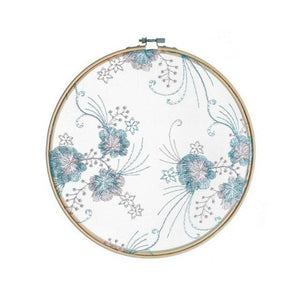 Flat Round Net Embroider Display Stand Net Yarn Wedding Ornaments Wall Hanging Decors Hot Decor for Living Room or Bedroom Unique Wall Art