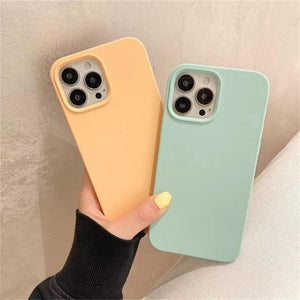 Flexible Silicone Bumper Cover Slim Fit Shockproof Protective Phone Case for iPhone Case For Iphone 11 12 13 14 Pro Max Iphone 13 12 Mini 14 Plus Full Cover Silicone Phone Cover