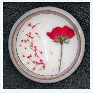 Flower Aromatherapy Candle Soy Wax Home Decorative Scented Candles  Portable Travel Jar Aromatherapy Candles Set Used for Stress Relief in Bath Yoga Sleep Ideal for Thanksgiving Christmas Birthday Wedding Party Home Decoration Aroma Candles
