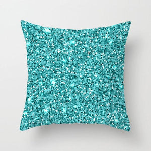 Flower Leaves Pattern Throw Pillow Case Teal Blue Cushion Covers Modern Teal Throw Pillow Covers Ocean Bohemia Decorative Couch Pillow Cases Sea Cotton Linen Decorative Pillowcases