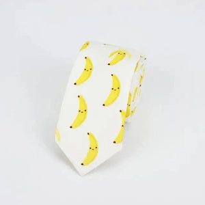 Flower Theme Cotton Slim Men Necktie Casual Business Design Skinny Necktie Floral Print Party Necktie For Men