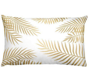 Flowers Birds Green Plants Printed Waist Pillowcase Home Pillow Decoration Tropical Green Texture Exotic Flower Cotton Linen Outdoor Pillow Cases Sofa Bed Throw Pillow 50x30CM