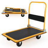 Folding Platform Cart Dolly Hand Truck-Black