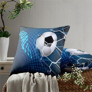 Football Pillow Case Decoration Sofa Cushion Pillow Case Throw Pillow Cover Cool Soccer Ball Art Amazing Football Fire Home Artwork Decor Pillow Case Decoration Car Pillow Case