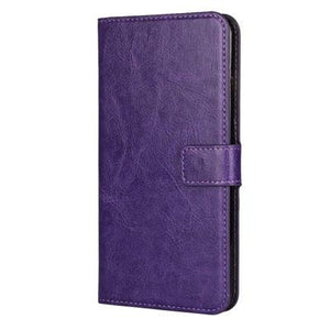 For iPhone X Case Cover for iPhone 8 7 6 6S Plus 5 5S 5SE Luxury PU Leather Flip Wallet Phone Cases Black Simple Card Holder With Magnetic Button Flip Leather Cover