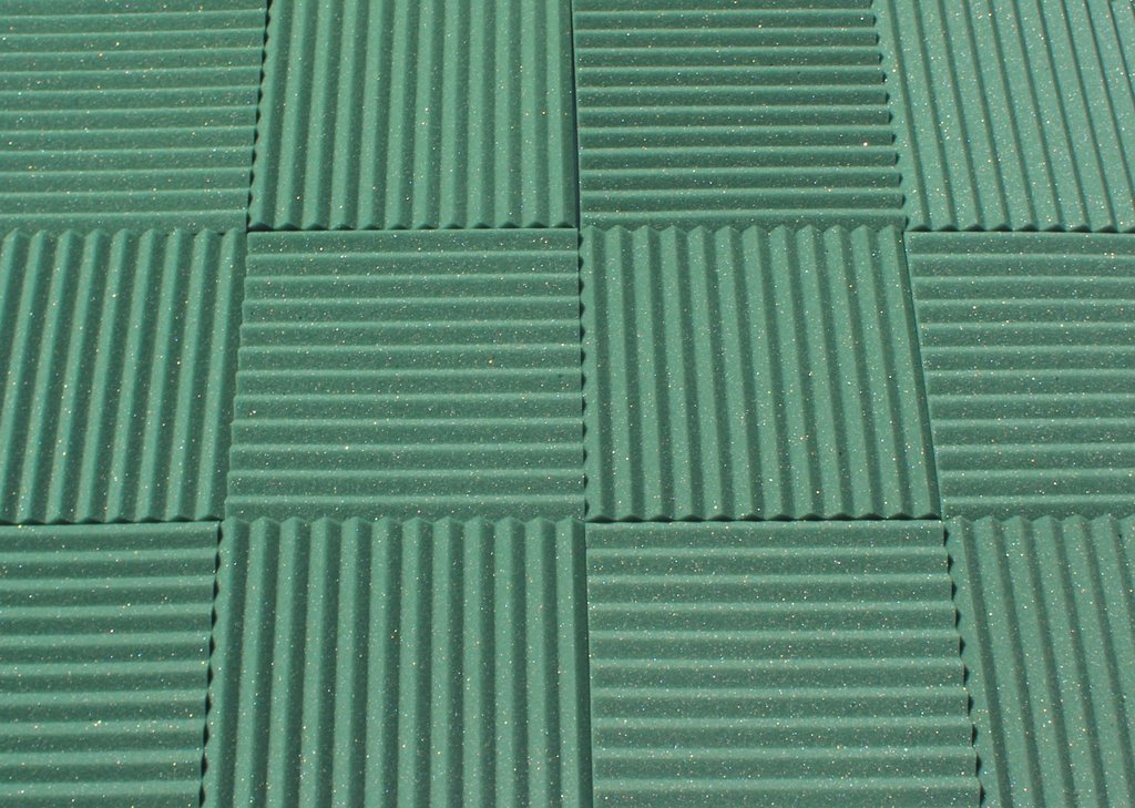 1 Inch Acoustic Foam Wedge Style Panels - 13 Color Options