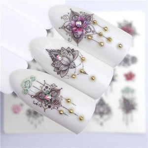 Fox Wolf Animal 3D Embossed Nail Sticker Flower Adhesive Manicure Slider Nail Art Tips Decorations Decals Manicure Design Golden Firework Star Accessories Heart Nail Art Stickers Glitter Decals Love Nail Sequins Laser Heart Nail