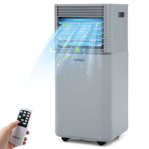 8000 BTU 3-in-1 Air Cooler with Dehumidifier and Fan Mode-White