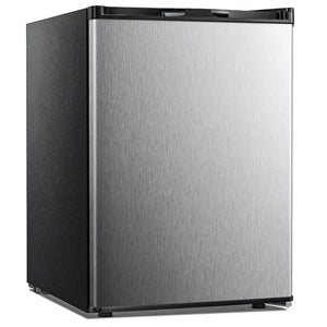 Free Standing Upright Freezer with Removable Shelf, Adjustable Thermostat, Compact Reversible Single Door Vertical Freezers