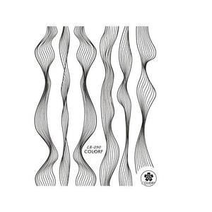 French Rose Gold Striping Tape Nail Design Stripe Lines Geometry 3D Sticker for Nails Gel Polish Sticker Decals for Manicuring Decorations Manicure Stickers Decals Silver Strip Line Nail Decal Self-Adhesive 3D Wave Decal Decoration Metallic Curve Design