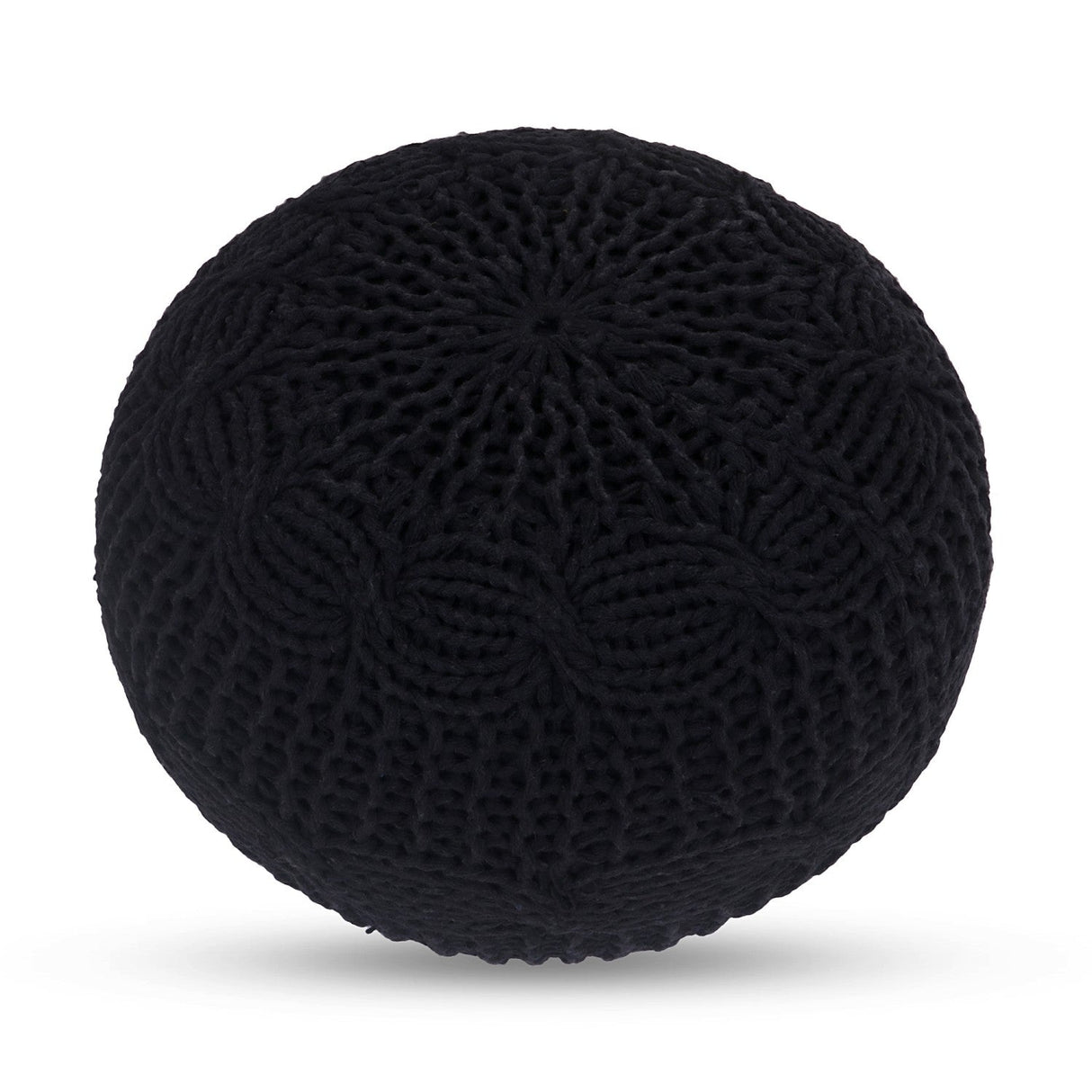 Samiyah Hand Knitted Pouf