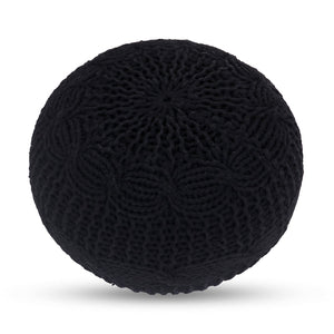 Samiyah Hand Knitted Pouf