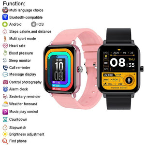 Full Touch Children Watch For Girls Boys Wrist Watch Child Students Clock Electronic Digital Wristwatch  Pedometer Music Video Recorder Player Camera Flashlight Alarm Clock And More Smartwatch For Age 3-12 Boys Girls Gifts