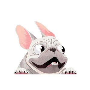 Funny Dog Head In The Crack Vinyl Car Funny Dog Head In The Crack Vinyl Car Stickers Decals Motorcycle Accessories Car-window Decorative Goods Broken Glass Sticker Car Stickers Decals Motorcycle Accessories Car-window Decorative Goods Pvc Car Sticker