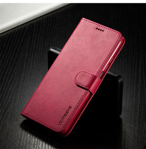 Genuine Premium Leather Detachable Magnetic Flip Cover with Card Holders Horizontal Case For Redmi Note 11 Pro 5G Case On Redmi Note 11 11S 10S 10 10C 9S 9 9T 8T 8 7 Case For Xiaomi Redmi Note11 Pro 5G Case