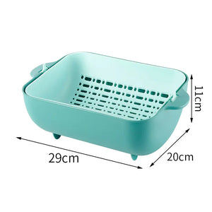Plastic Fruit Washing Tray for Household Use