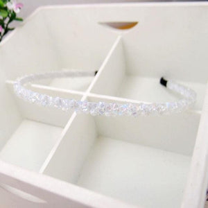 Girls Shiny Luxury Rhinestone Hair Band High Quality Diamond Pearls Hair Hoop Accessories for Women Crystal Headbands Ornaments