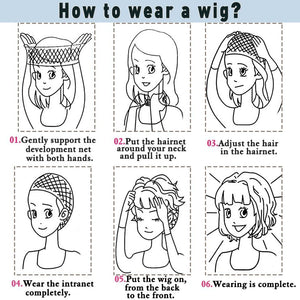 Glorious Synthetic Wigs Short Bob Wigs Black/Pink Bangs Wigs for Women Heat Resistant Fiber Hair Brazilin Wigs For Black Women Cosplay Wigs For Women