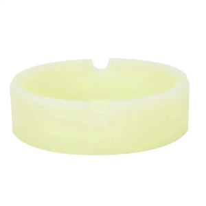 Glow In The Dark Ashtray For Smoking Cigarette Silicone Luminous Unique Design Rubber Soft Fluorescent Ashtrays