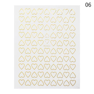 Gold Christmas Snowflake 3D Nail Stickers Sparkly Iridescent Silver Xmas Tree Elk Deer Transfer Sliders Winter Nails Accessories Design Decor Tip Transfer Nail Decals Sticker For Pretty Girl Self-Adhesive Nail Decals Designer Nail Stickers