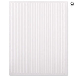 Gold Silver 3D Nail Sticker Curve Stripe Lines Nails Stickers Gradient Adhesive Striping Tape Nail Art Stickers Decal Decoration Metallic Curve Strip Line Nail Decal Self-Adhesive 3D Wave Design Decoration for Women Girls