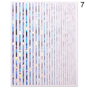 Gold Silver 3D Nail Sticker Curve Stripe Lines Nails Stickers Gradient Adhesive Striping Tape Nail Art Stickers Decal Decoration Metallic Curve Strip Line Nail Decal Self-Adhesive 3D Wave Design Decoration for Women Girls
