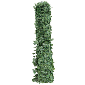 Faux Ivy Leaf Decorative Privacy Fence-59 x 118 Inch
