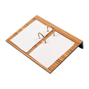 MOOG Zebrona Leather Desk Set-Brown- 11 PCS