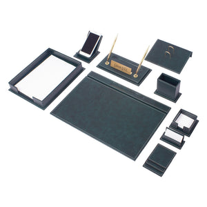 MOOG Luxury Desk Set - Single Document Tray- White- 13 PCS