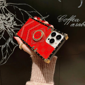 Luxury Flower Glitter Diamond Phone Case For iPhone