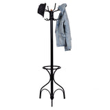 Vintage Metal Coat Hat Tree Stand Clothes Hanger