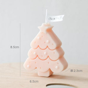 Handmade Creative Christmas Tree Scented Candles Christmas Tree Candles Christmas Gifts For Women Mom Girlfriend Christmas Scented Candles Home Decor Christmas Novelty Scented Candles Seasonal Celebration Candle Decoration Candle Gift