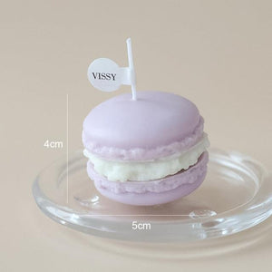 Handmade Lovely Macaron Candle Macaron Candles Scented Candle Cute Handmade Aromatherapy Candles Gifts For Women Home Decor Candle Scented Candles Aromatherapy Wedding Home Decoration Scented Candles INS Shooting Props