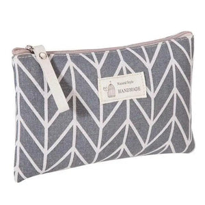 Handmade Retro Pencil Case Large Capacity Stationary Case Cool Stylish Printed Pouch For Office
