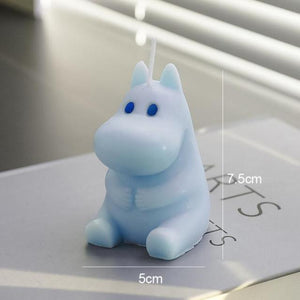 Handmade Scented Candles Creative Teddy Dog Candles Cute Bear Birthday Candles Bear Shaped Cool Candles Scented Funky Candles Aesthetic Candles Birthday Cake Decoration Cake Topper Decor For Baby ShoweAromatherapy Teddy Bear Shape Candle Gift