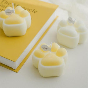 Handmade Scented Candles Creative Teddy Dog Candles Cute Bear Birthday Candles Bear Shaped Cool Candles Scented Funky Candles Aesthetic Candles Birthday Cake Decoration Cake Topper Decor For Baby ShoweAromatherapy Teddy Bear Shape Candle Gift