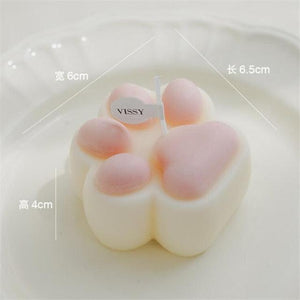 Handmade Scented Candles Creative Teddy Dog Candles Cute Bear Birthday Candles Bear Shaped Cool Candles Scented Funky Candles Aesthetic Candles Birthday Cake Decoration Cake Topper Decor For Baby ShoweAromatherapy Teddy Bear Shape Candle Gift