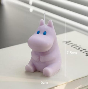 Handmade Scented Candles Creative Teddy Dog Candles Cute Bear Birthday Candles Bear Shaped Cool Candles Scented Funky Candles Aesthetic Candles Birthday Cake Decoration Cake Topper Decor For Baby ShoweAromatherapy Teddy Bear Shape Candle Gift