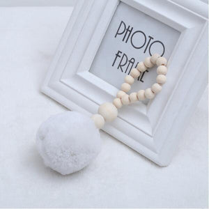 Hanging Nordic Wooden Beads Ornament Double Star Moon Kids Room Decoration Baby Crib Tent Hanging Pendant Wall Decor Photography Props Baby Mobile For Crib Moon and Stars Baby Nursery Ceiling Crib Mobile Kids Room Hanging Decor