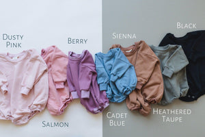 Hello Fall Sweatshirt Romper - more colors