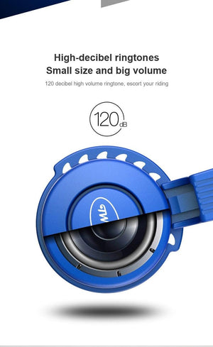 High Bicycle Electric Bell Invisible Waterproof Bike Horn For Scooter USB Charging Riding Equipment Accessory Electric Bike Horn  Cycling Bicycle Scooter Horn With Rechargeable Battery