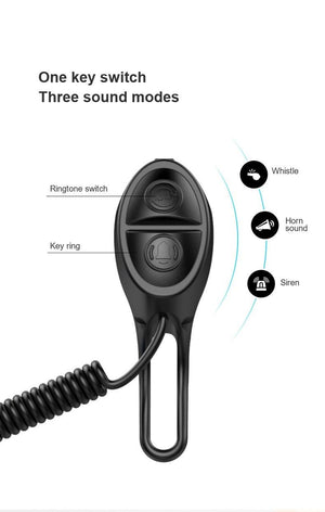 High Bicycle Electric Bell Invisible Waterproof Bike Horn For Scooter USB Charging Riding Equipment Accessory Electric Bike Horn  Cycling Bicycle Scooter Horn With Rechargeable Battery